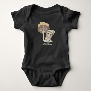 Body Para Bebé Winter Boho Penguin Baby Bodysuit