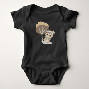 Body Para Bebé Winter Boho Penguin Baby Bodysuit
