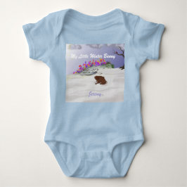 Body Para Bebé Winter Bunny