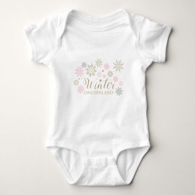 Body Para Bebé Winter ONEderland baby bodysuit