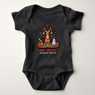 Body Para Bebé "Winter Wonderland: Diseño de vacaciones único y m