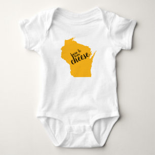 Body Para Bebé Wisconsin llevado para amar el queso