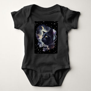 Body Para Bebé Witchams Dreams Black Cat and Stars