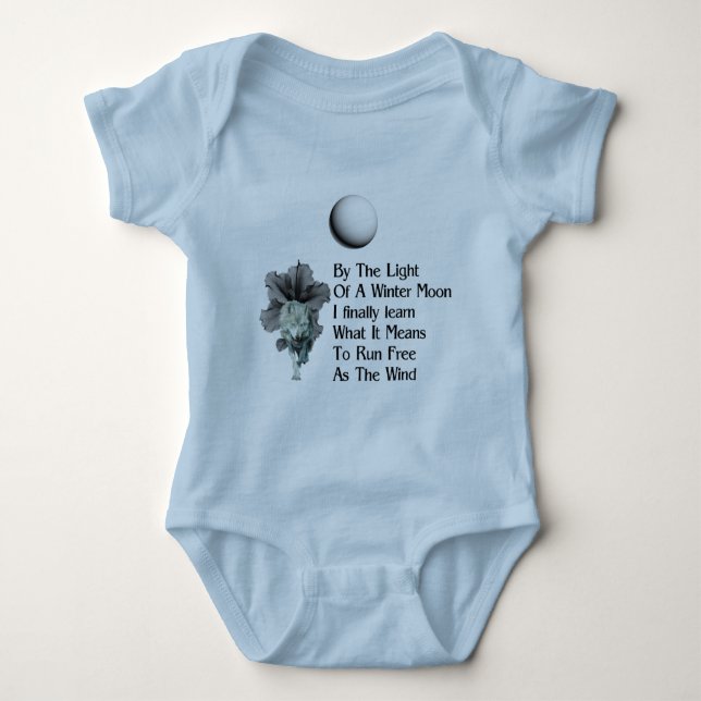 Body Para Bebé Wolf Dreams (Anverso)