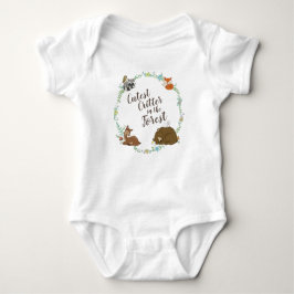 Body Para Bebé Woodland Animal Baby Shower