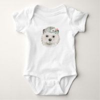 Woodland Animals Watercolor Floral Simple Chica