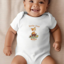Woodland Autumn Baby Fox Personalizado