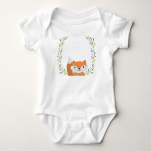 Body Para Bebé Woodland Forest Fox Baby Onsie