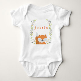 Body Para Bebé Woodland Forest Fox Baby Onsie
