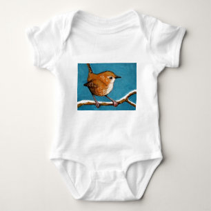 BODY PARA BEBÉ WREN EN PASTEL DEL ACEITE