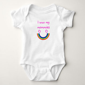 Body Para Bebé Wuv I mis mamás