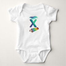 Xilófono de letra X personalizable con luces del n