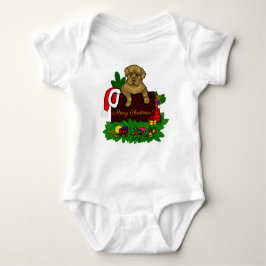 Body Para Bebé XMas Puppy