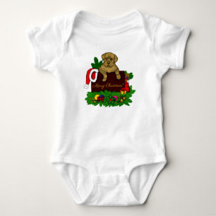 Body Para Bebé XMas Puppy
