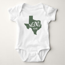 XOXO, Y'all - Forma de estado de Cactus Green Texa