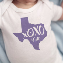 XOXO, Y'all - Forma de estado Púrpura Periwinkle d