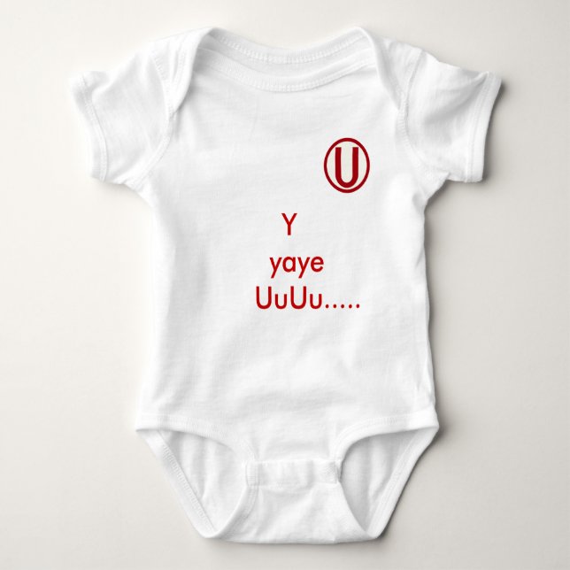 BODY PARA BEBÉ ¡Y YAYE U! BEBÉ (Anverso)