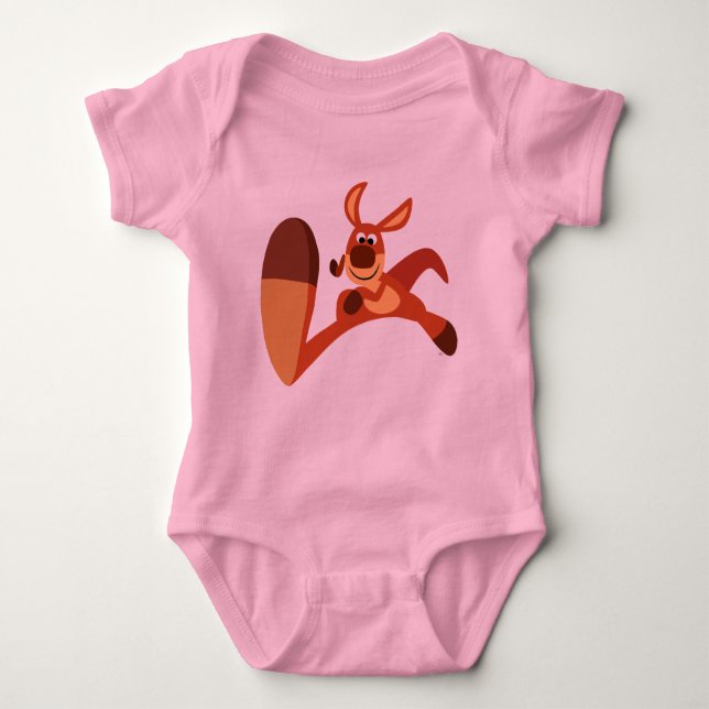 Body Para Bebé "¡¡Ya viene!!" Cute Personalizado Kangaroo Baby Ap (Anverso)