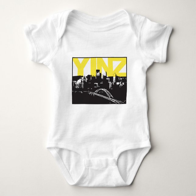 Body Para Bebé Yinz Pittsburgh (Anverso)