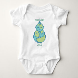 Body Para Bebé Yoga Speak Baby : Bebé Buda Azul