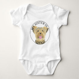 Body Para Bebé Yorkie Yorkshire Terrier Big Sister