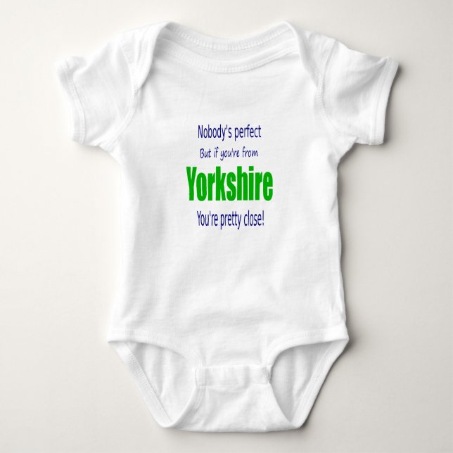 Body Para Bebé Yorkshire perfecto (Anverso)