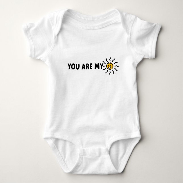 Body Para Bebé You are my sunshine, jij bent mijn zonneschijn (Anverso)
