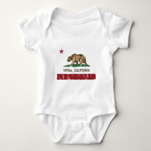 Body Para Bebé Yreka de la bandera del estado de California