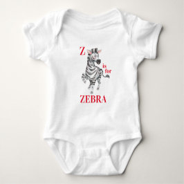 Body Para Bebé Z es para ZEBRA Whimsical