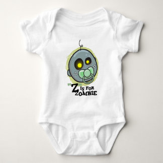 Body Para Bebé "Z" es para Zombie con Pacificador (chicos) Creepe