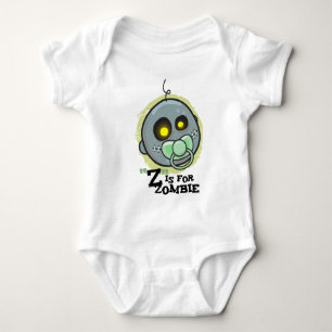 Body Para Bebé "Z" es para Zombie (niños)