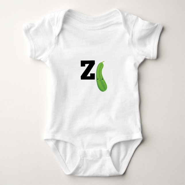 Body Para Bebé Z es para Zucchini (Anverso)