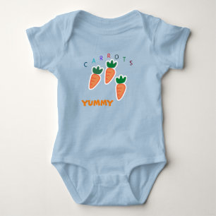Body Para Bebé Zanahorias dulces de verano Yummy Baby Pink