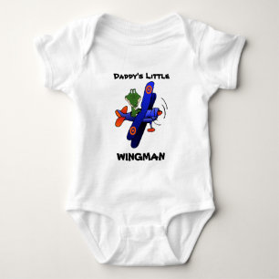 Body Para Bebé zazzle2, el poco del papá, WINGMAN
