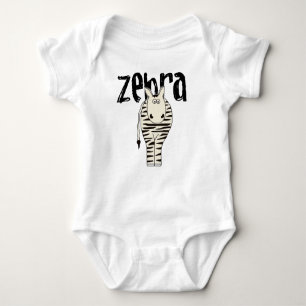 Body Para Bebé Zebra