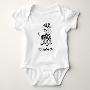 Body Para Bebé Zebra Safari