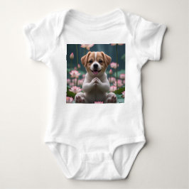 Body Para Bebé Zen Puppy en Lotus - Baby Bodysuit