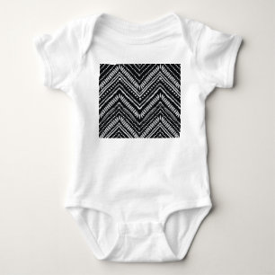 Body Para Bebé Zigzag Stripes: Étnica de mano detenida