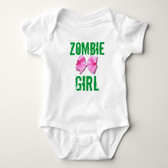 Body Para Bebé ZOMBIE CHICA creeper (Anverso)
