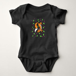 Body Para Bebé Zorro bebé de camiseta de primavera flotante