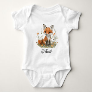 Body Para Bebé Zorro bebé lindo