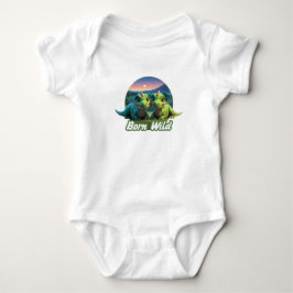 Body Para Bebé Zwei kleine Dinos - Born Wild