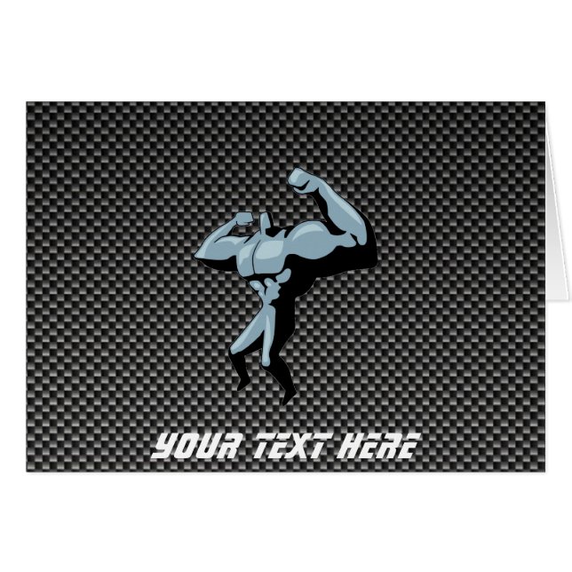 Bodybuilder de la mirada de la fibra de carbono (Anverso (Horizontal))