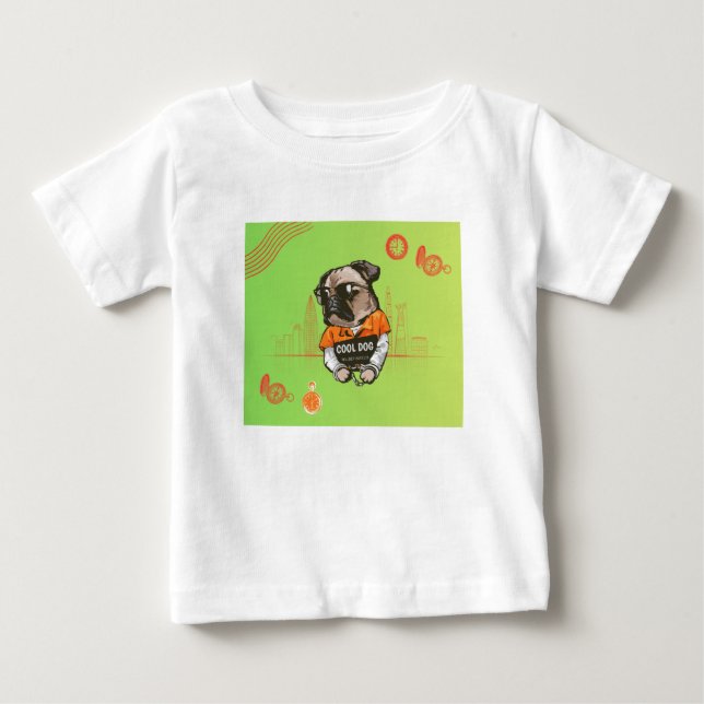 Bodysuit de jersey ajustado para bebé (Anverso)