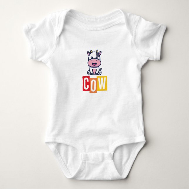 Bodysuit Jersey de Ternera Bebe (Anverso)