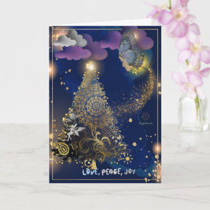 Boganhues Imprimir Navidades Tarjeta de felicitaci