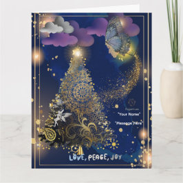 Boganhues Imprimir Navidades Tarjeta de felicitaci