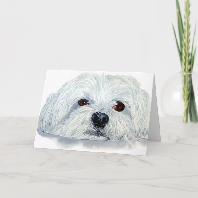 Bogart la tarjeta de felicitación maltesa (Anverso)