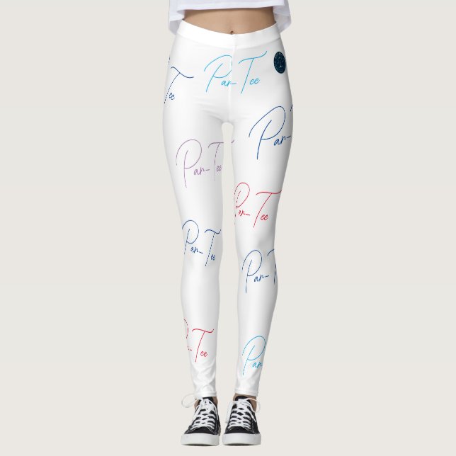 Bogey Bros Apparel Golfing Leggings Fun Par-Tee (Anverso)