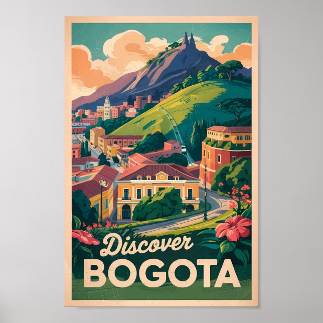 Bogota Colombia Viaje Arte Vintage (Frente)